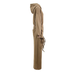 Hollow Tassel Hoodie Wide Leg Pants Set