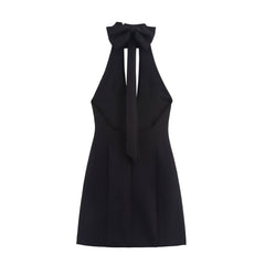 Chic Black Cut - Out Dress