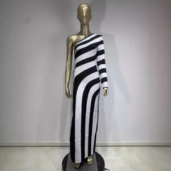 Zebra Print Bandage Party Dress