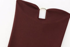 Timeless Chic Strapless Bodycon Dress