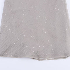 Shiny Off-the-Shoulder Midi Dress for Women