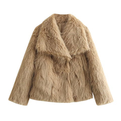 F/W Must-Have Versatile Solid Faux Fur