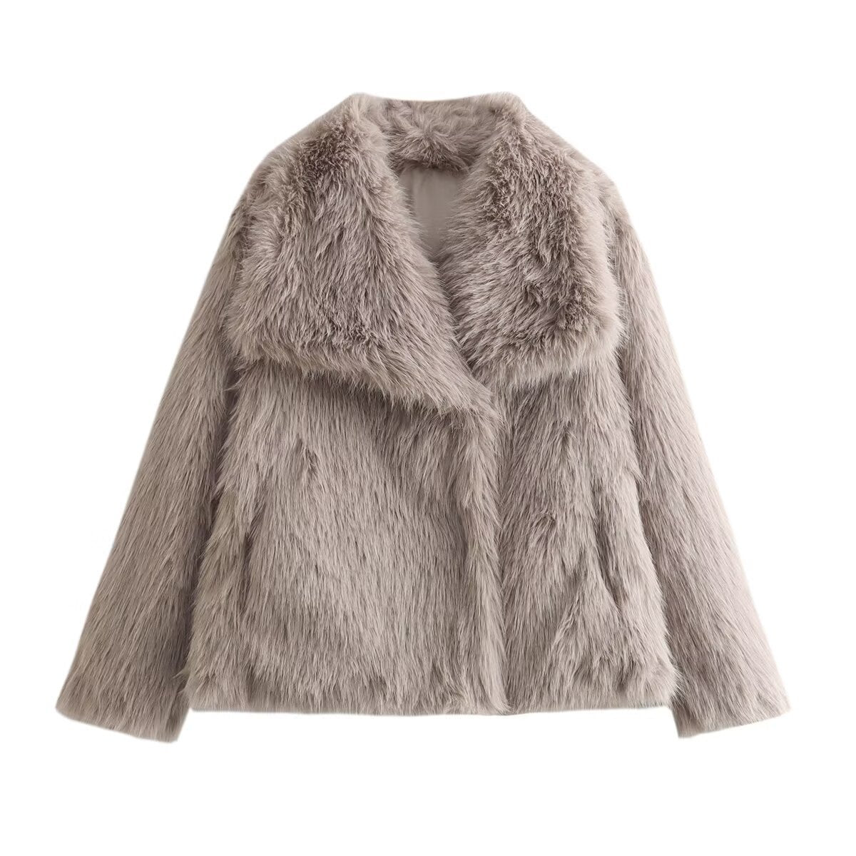 F/W Must-Have Versatile Solid Faux Fur