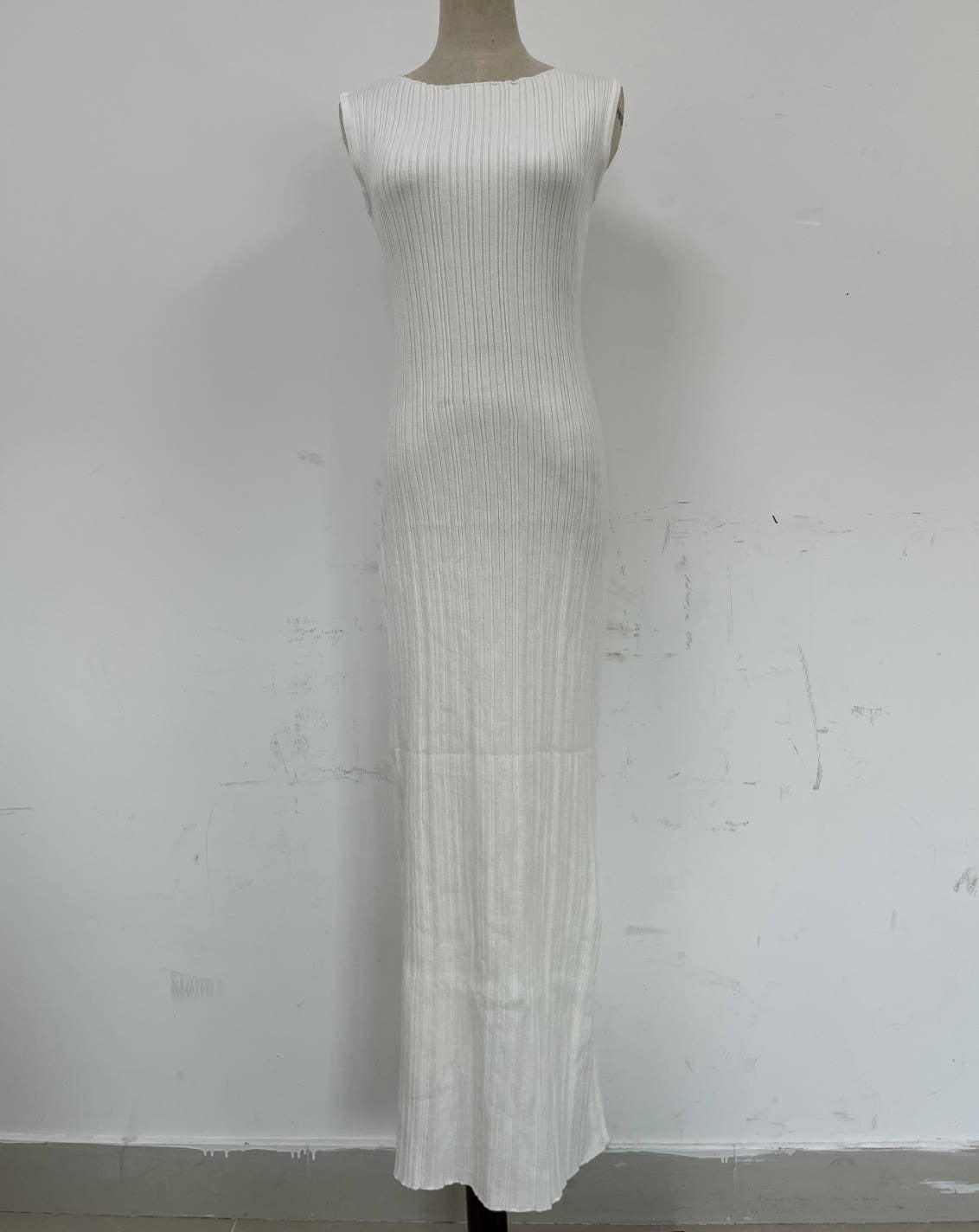 Casual Waist A-Line Knit Dress