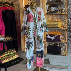 Tropical Print Shirt and Trousers Co-ord Set
