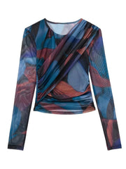 Abstract Illusion Print Layered Set