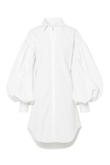 Minimalist Oversized Sleeve Shirt Dress