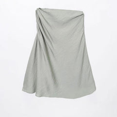 Chic Ruched Asymmetric Blouse