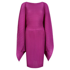 Minimalist Drape Satin Evening Dress