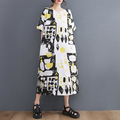 Personality Fashion Loose Short Sleeve Dress