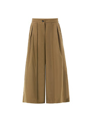 Minimalist Structured Wide-Leg Culottes