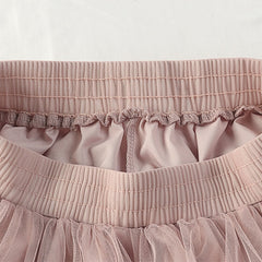 A Line Tulle Midi Long Skirts