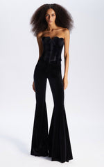 Black Sweetheart Neckline Sculpting Top