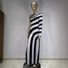 Zebra Print Bandage Party Dress