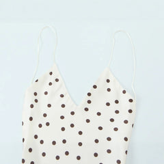 Holiday Polka Dot Maxi Dress