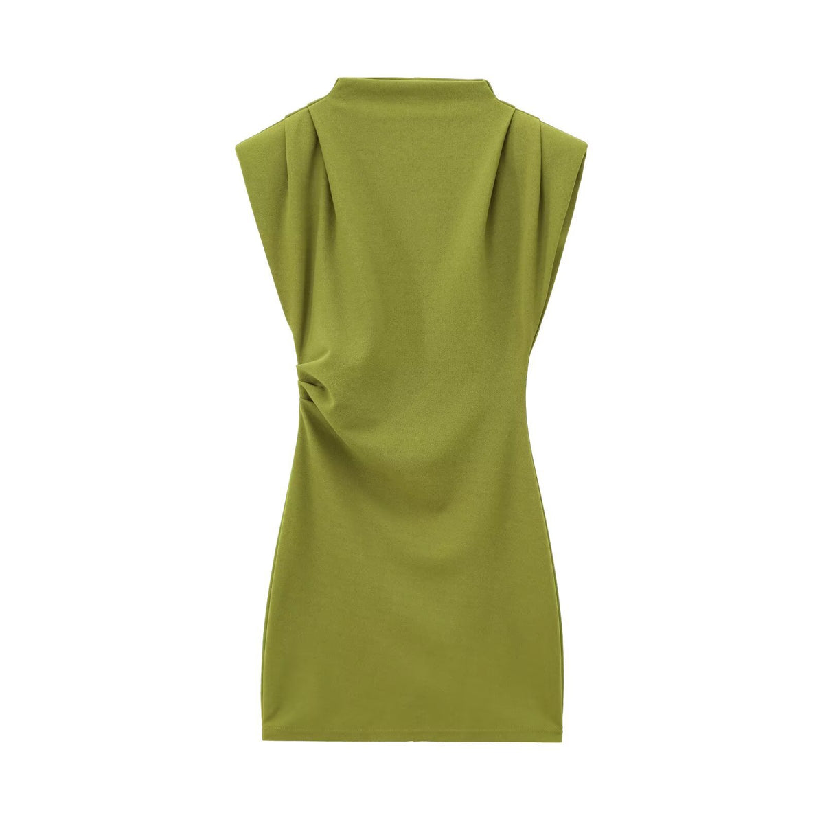 Olive Green Sleeveless Dress
