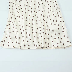 Holiday Polka Dot Maxi Dress