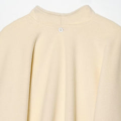 Draped Front Cape Coat with Scarf Detail