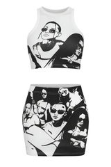 Black & White Figure Print Set