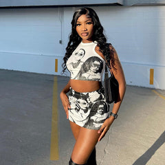 Black & White Figure Print Set