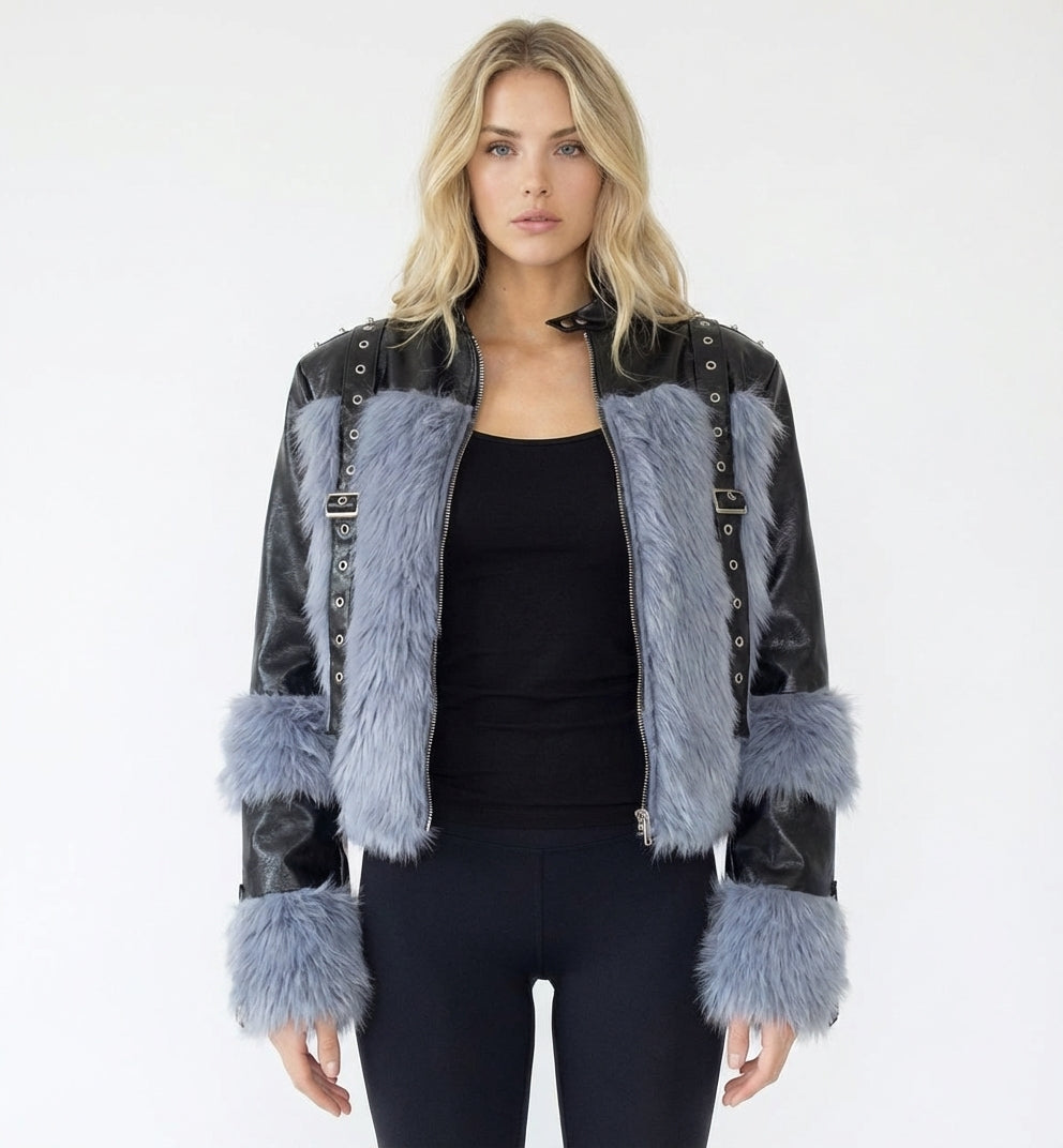 Long Sleeve Buckle Waist Suit Blazer