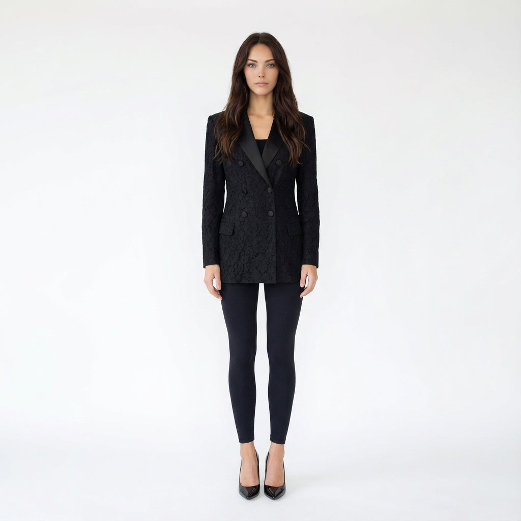 Cropped Suede Collared Pocket Zip-Up Jacket