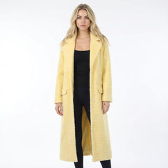 Long Boucle Teddy Bear Maxi Coat