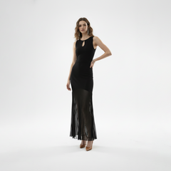 Fishtail Hem Elegant Gown