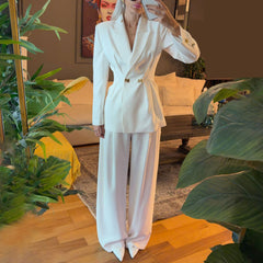 Notched Lapel Long Faux Leather Trench